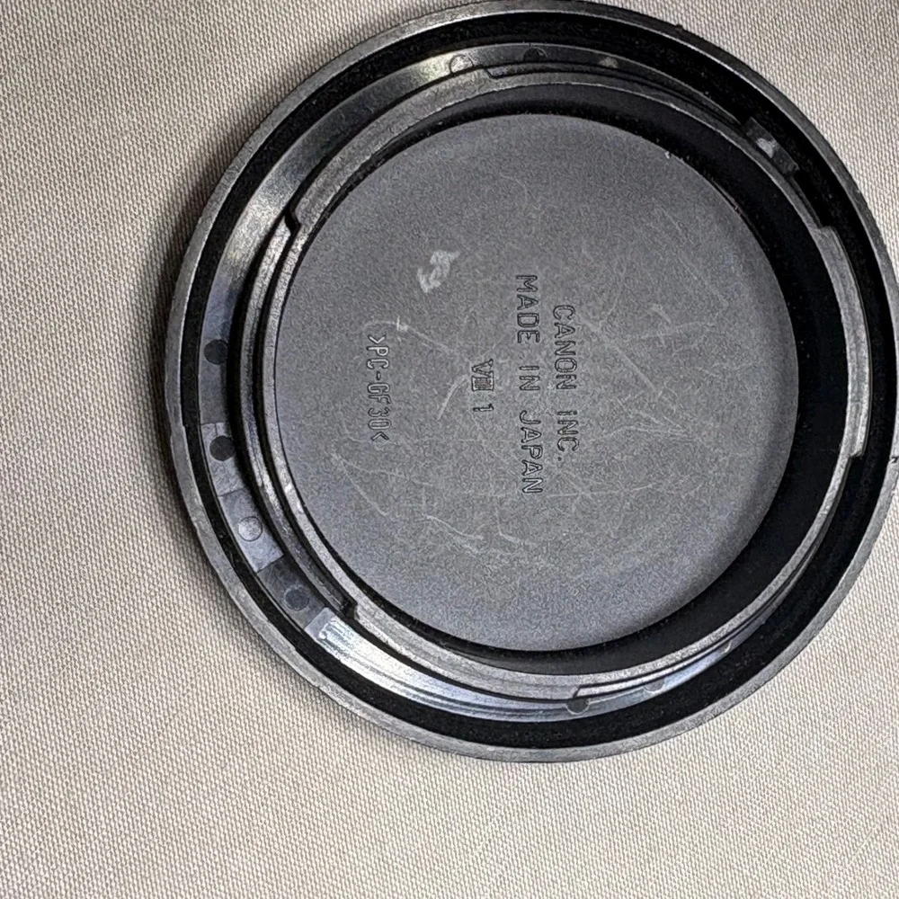 Canon Rear Lens‎ Cap for EF EF-S Mount Lenses Made in Japan Black Dust Cover